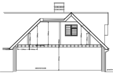 line drawing of a loft conversion